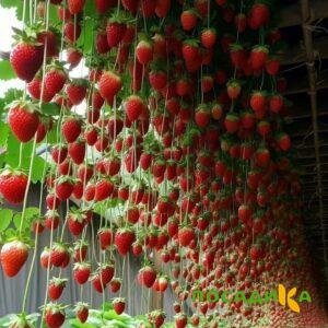 Клубника ампельная Анастасия купить по цене от 370р. в интернет-магазине «Посадика» с доставкой почтой в в Ноябрьске и по всей России – [изображение №1].