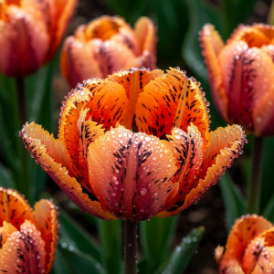 Тюльпан Литл Джем купить по цене от 199р. в интернет-магазине «Посадика» с доставкой почтой в в Ноябрьске и по всей России – [изображение №1].