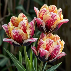 Тюльпан Роял Гарнит купить по цене от 425р. в интернет-магазине «Посадика» с доставкой почтой в в Ноябрьске и по всей России – [изображение №1].